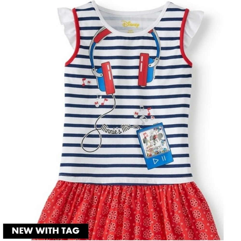 Disney Red, White & Blue Eyelet Dress🌸